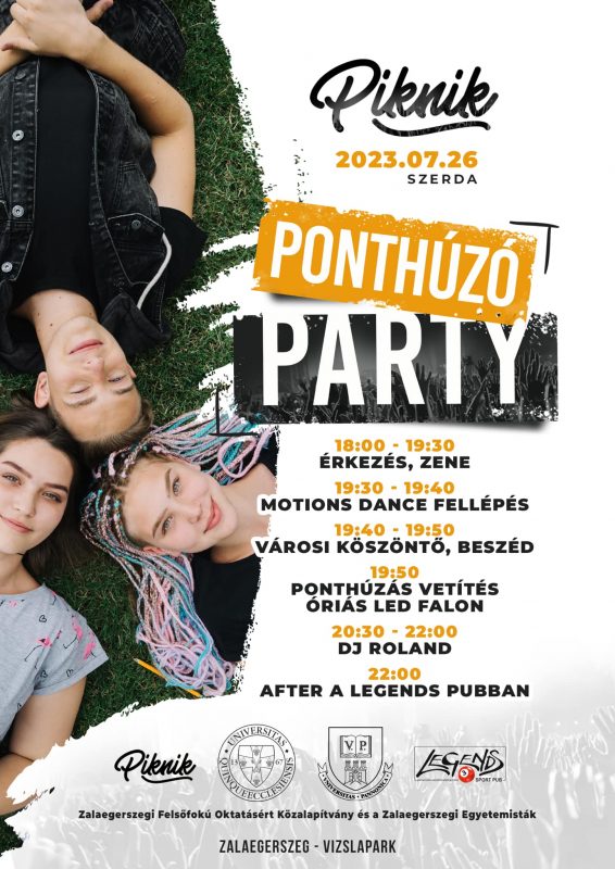 Zalaegerszeg Turizmusa » Ponthúzó Party